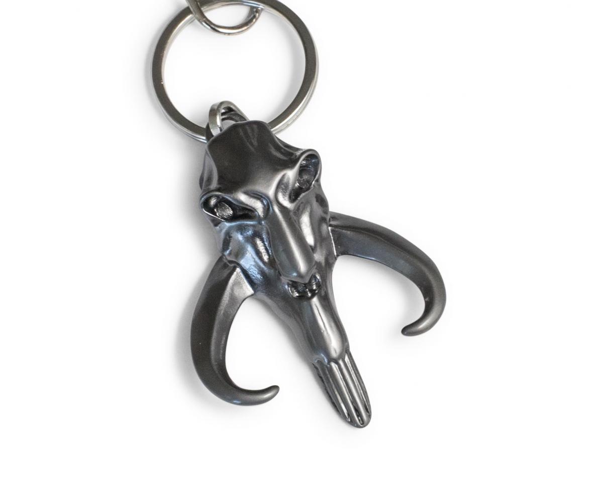 Star Wars Mandalorian Mythosaur 3D Flat Back Metal Keychain picture