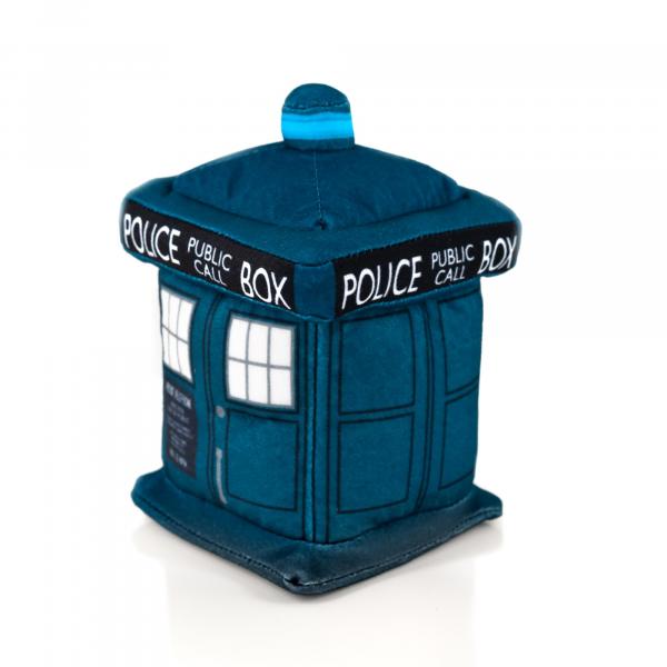 Doctor Who Plush TARDIS & 13th Doctor Enamel Collector Pin picture