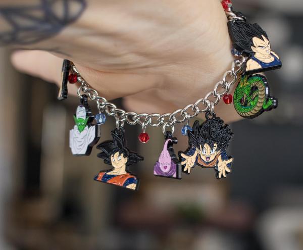 Dragon Ball Z Characters Enamel Charm Bracelet picture