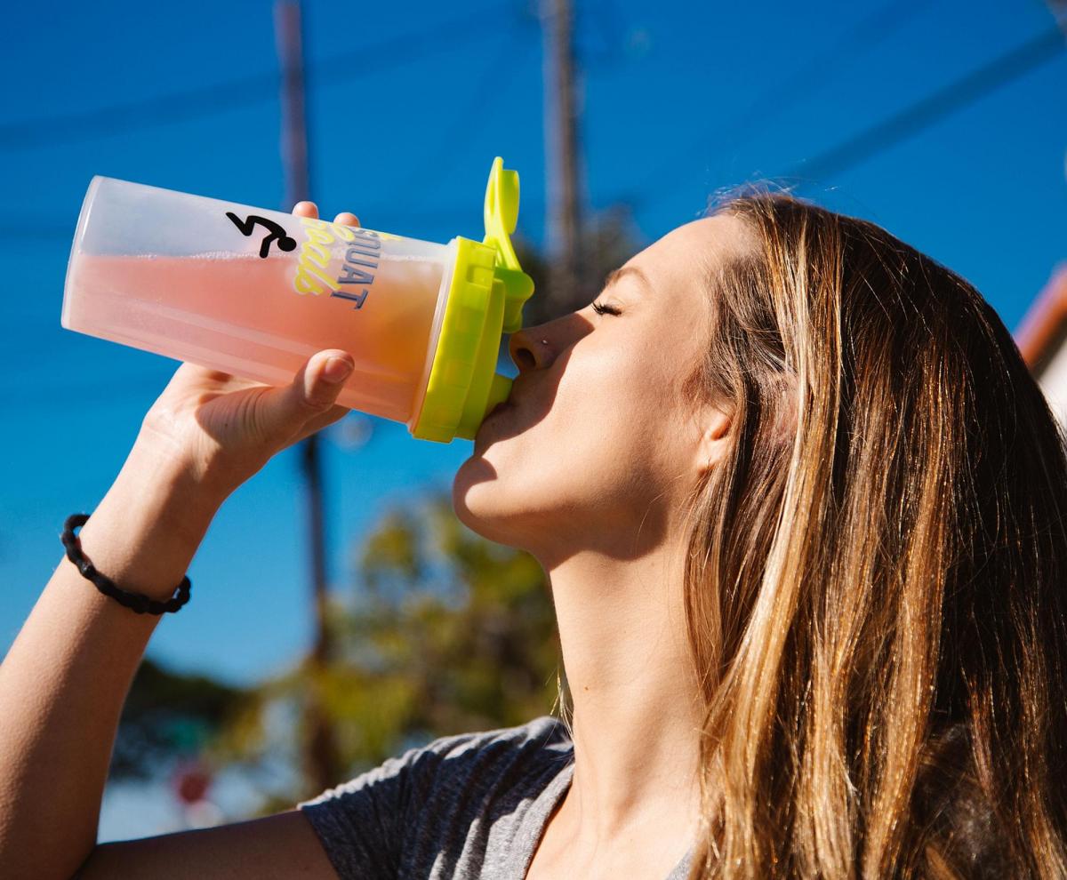 #SquatGoals Plastic Shaker Bottle picture