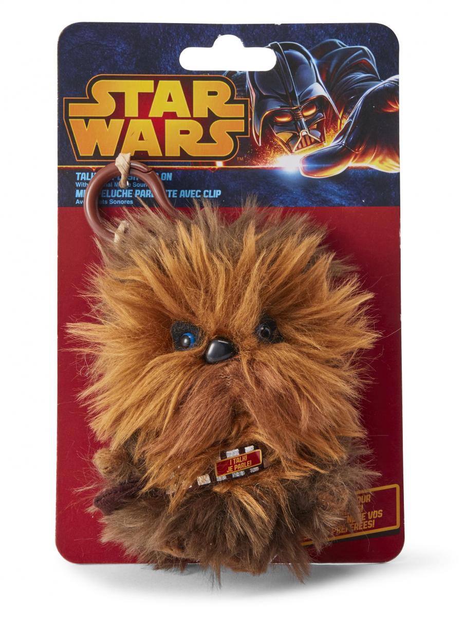 Star Wars Chewbacca 4" Talking Plush Clip On picture