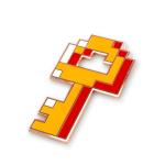 Legend of Zelda Diecast Metal 8-Bit Boss Key Replica