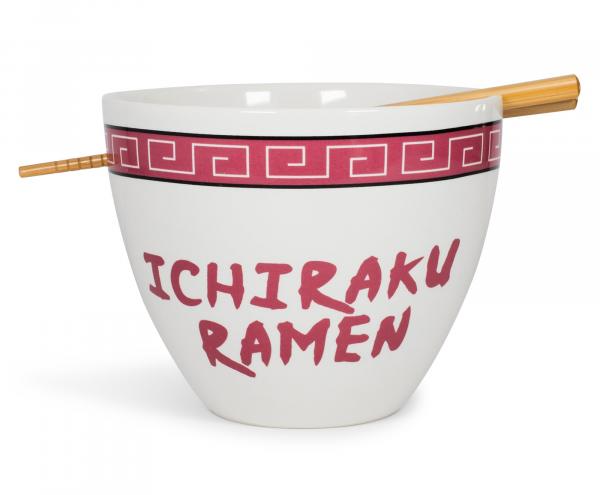 Naruto 16oz Ceramic Ramen Bowl with Chopsticks
