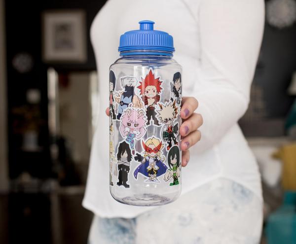 My Hero Academia Chibi Characters Water Bottle picture