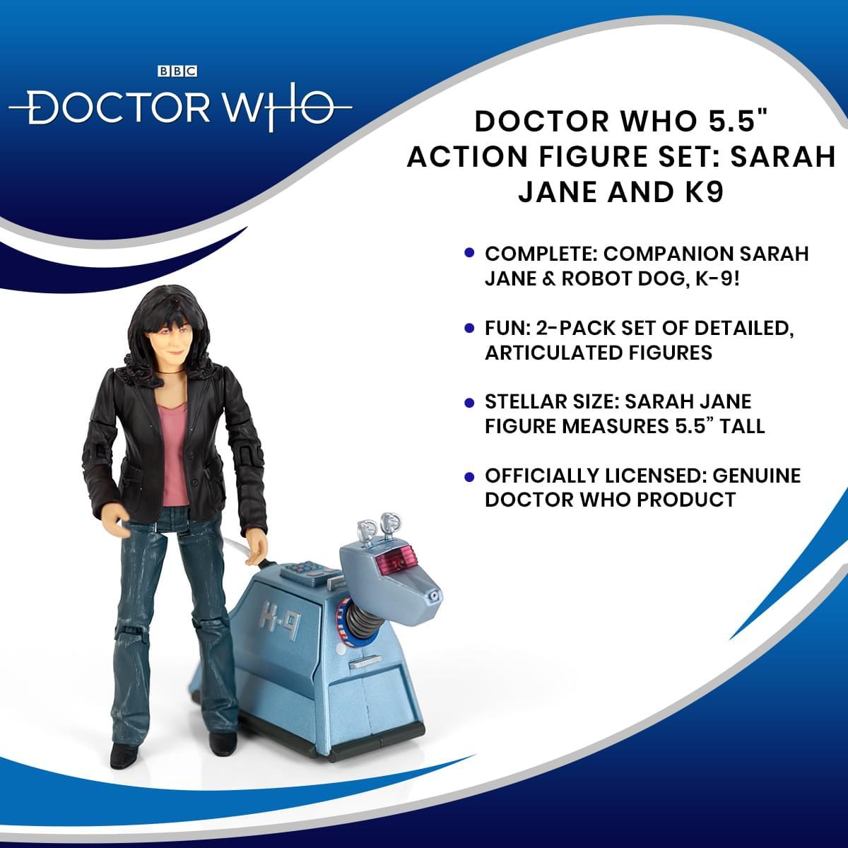 Doctor Who 5.5" Action Figure Set: Sarah Jane & K9 picture