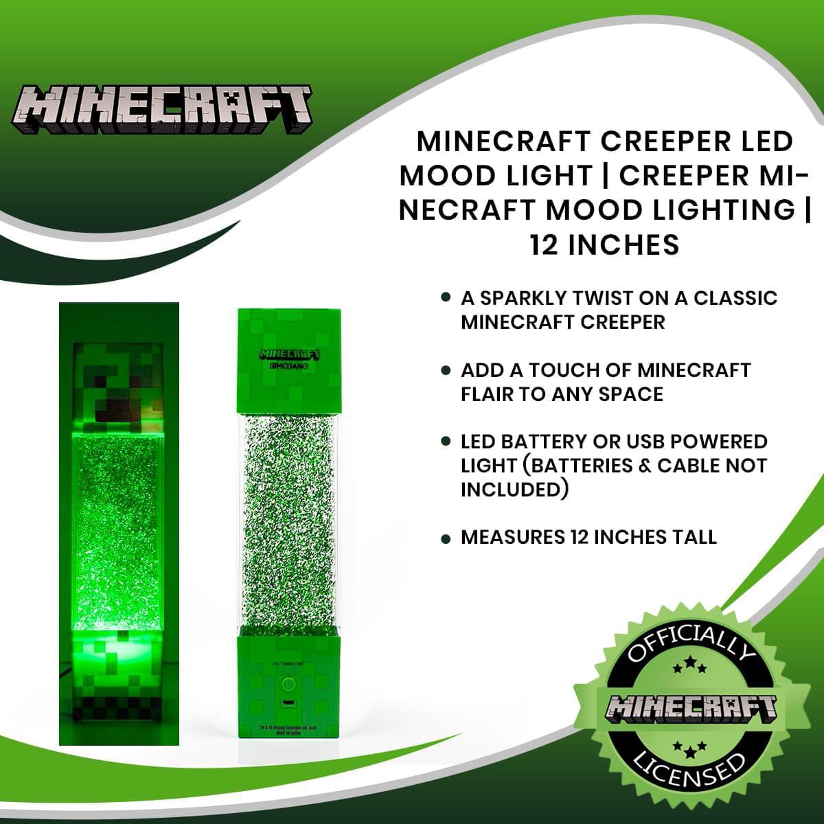 Minecraft Creeper 12 Inch LED Motion Lamp picture