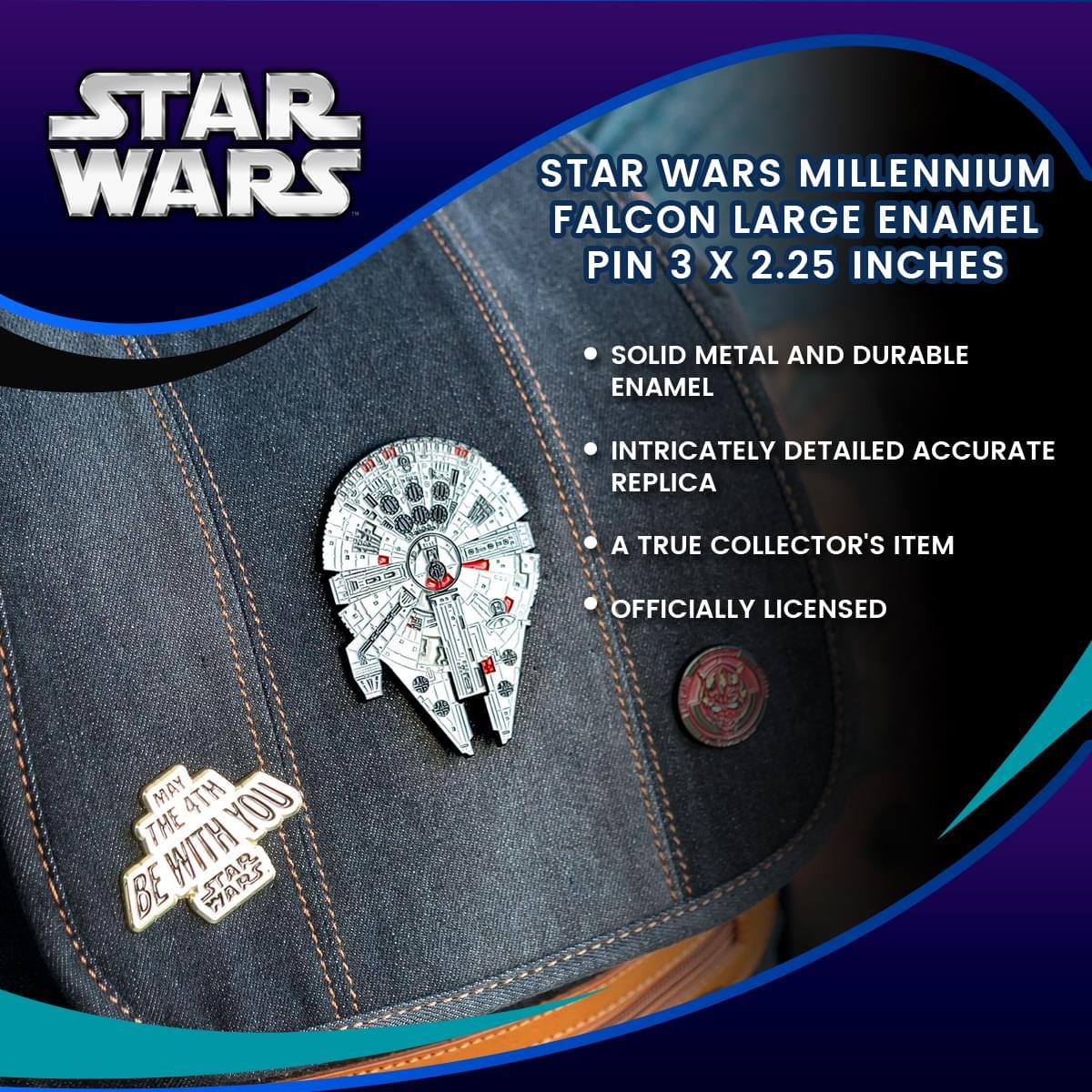 Star Wars Millennium Falcon Enamel Pin picture