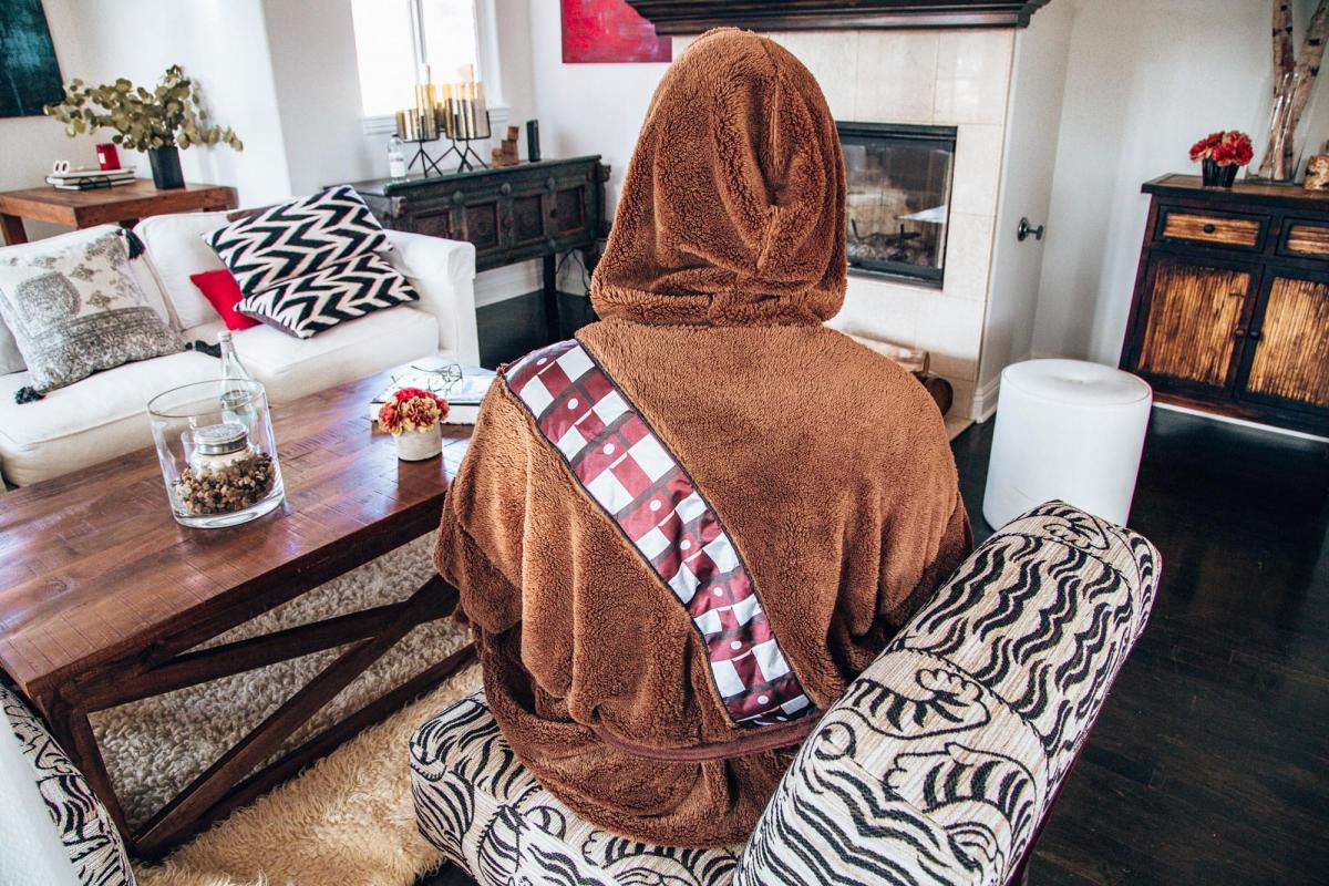 Star Wars Chewbacca Adult Costume Bathrobe XXL picture