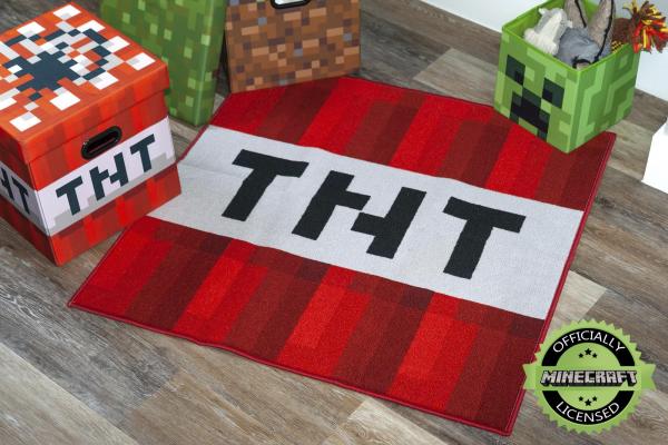 Minecraft TNT Block 39 Inch Area Rug picture