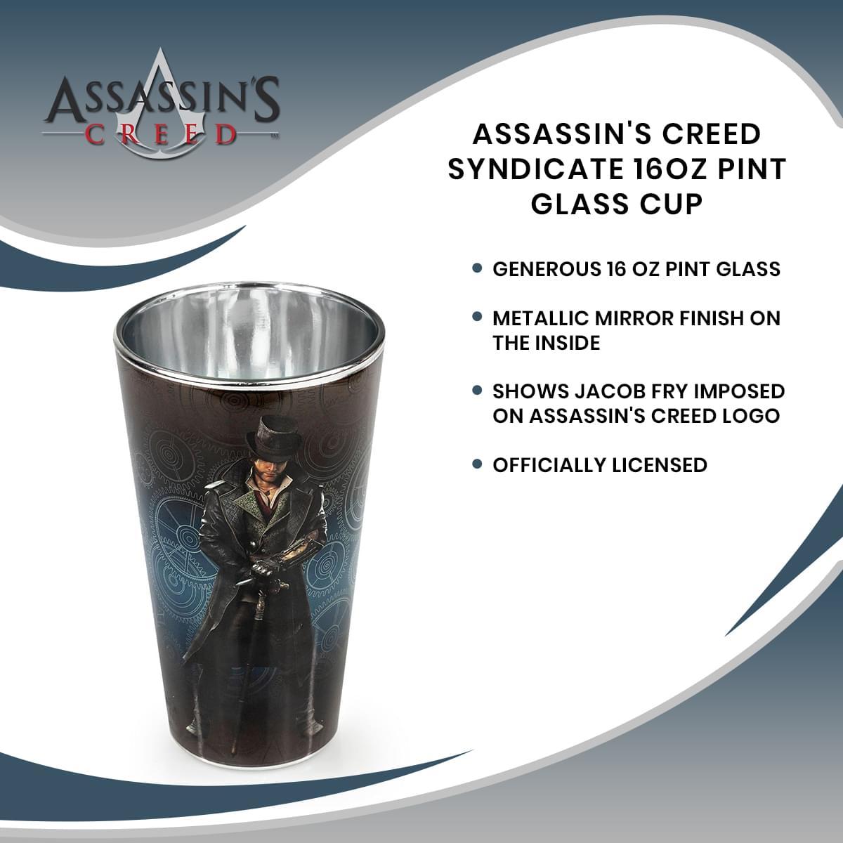 Assassin's Creed Syndicate Jacob Frye 16oz Pint Glass picture