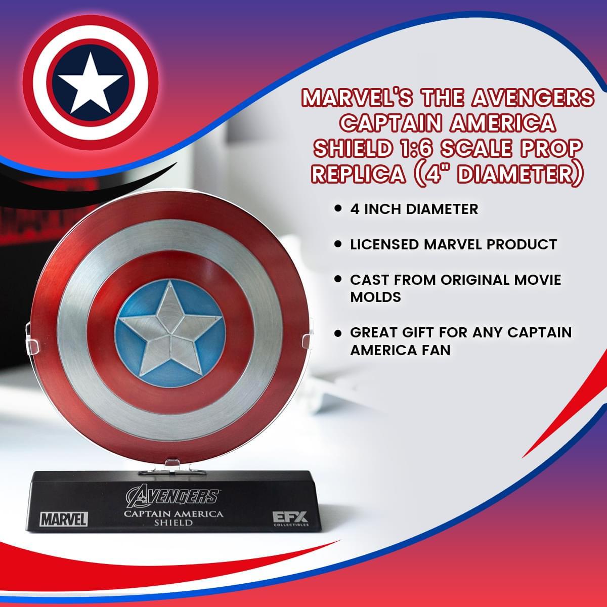 Marvel's The Avengers Captain America Shield 1:6 Scale Prop picture