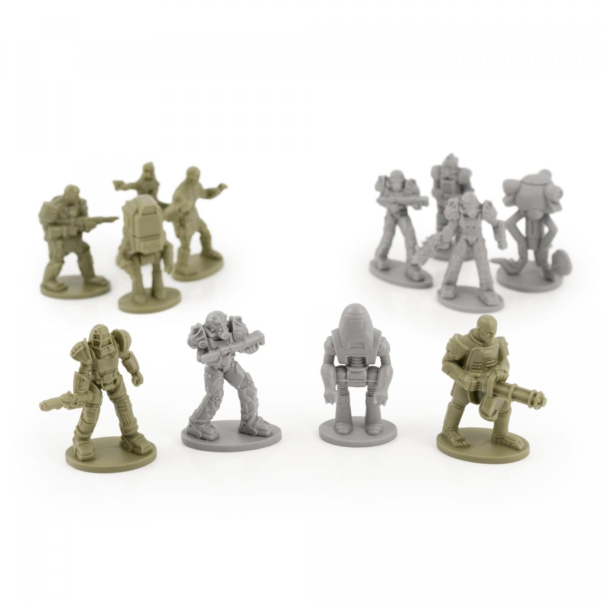 Fallout Nanoforce S1 Army Builder Figures - Bagged Version 3 picture