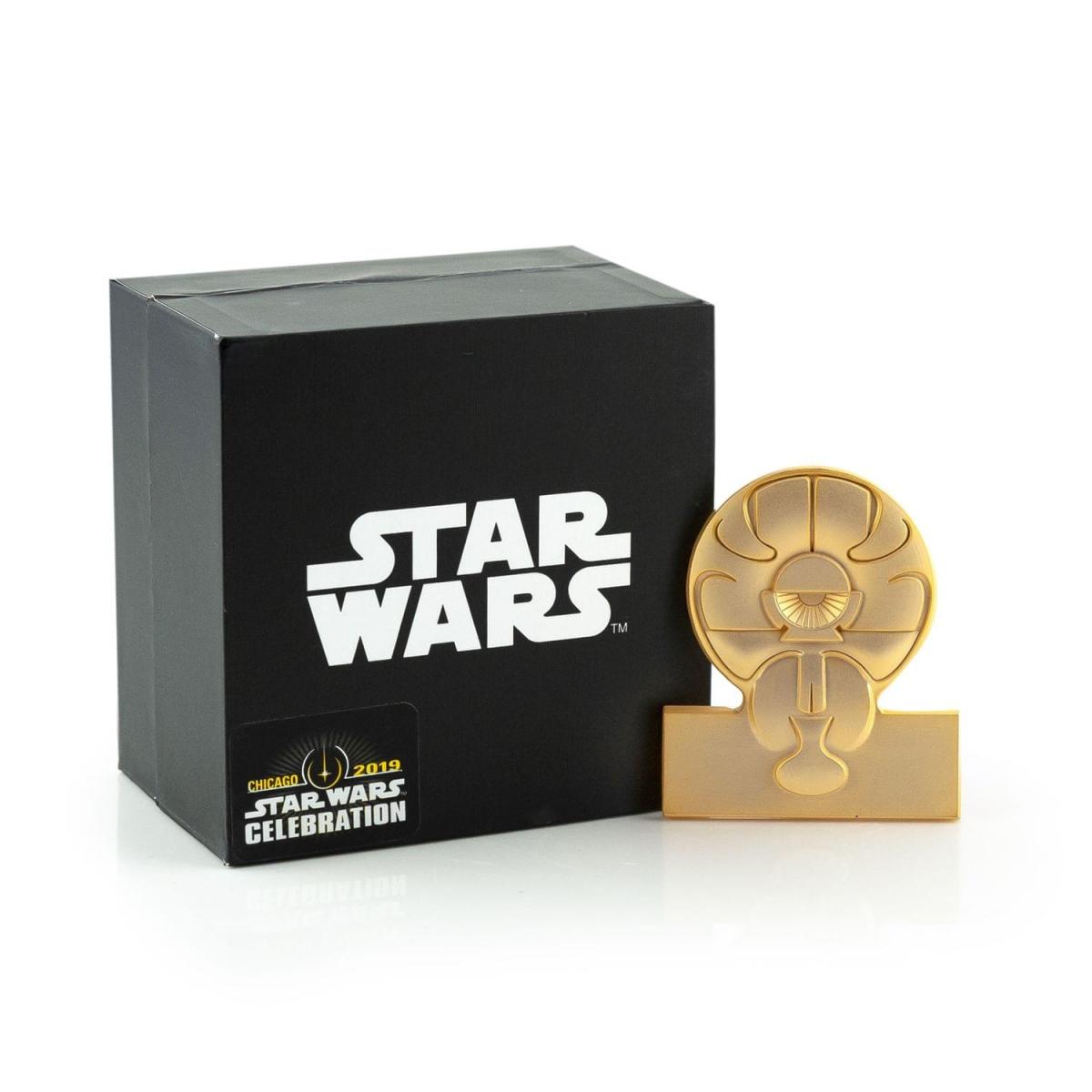 Star Wars Exclusive Medal of Yavin 24k Gold Plated Pin picture