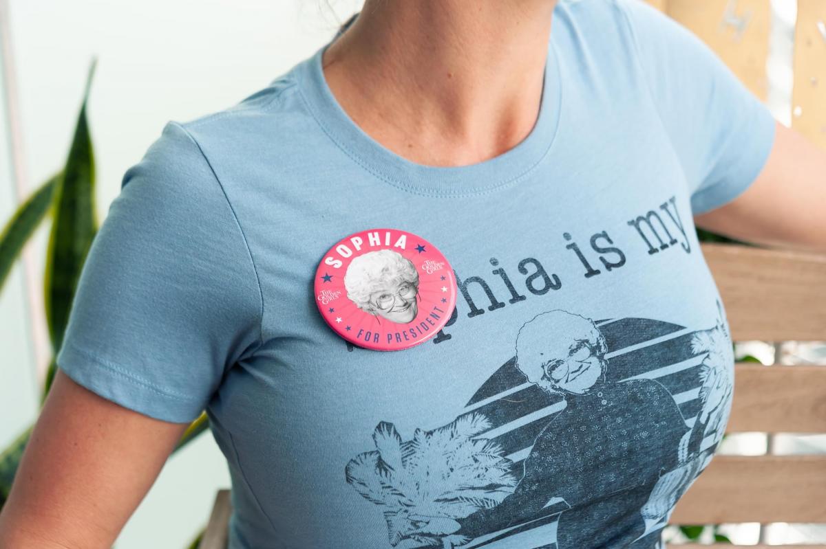 Golden Girls 2020 Sophia For President 3 Inch Button Pin picture