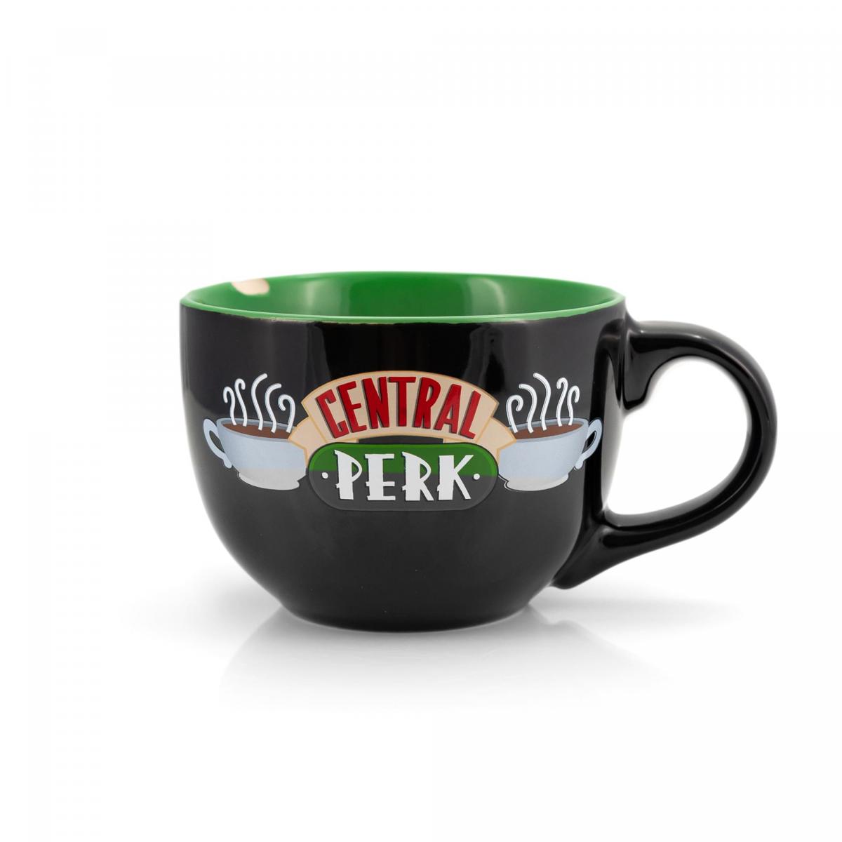 Friends Central Perk Ceramic 24oz Black Ceramic Soup Mug picture