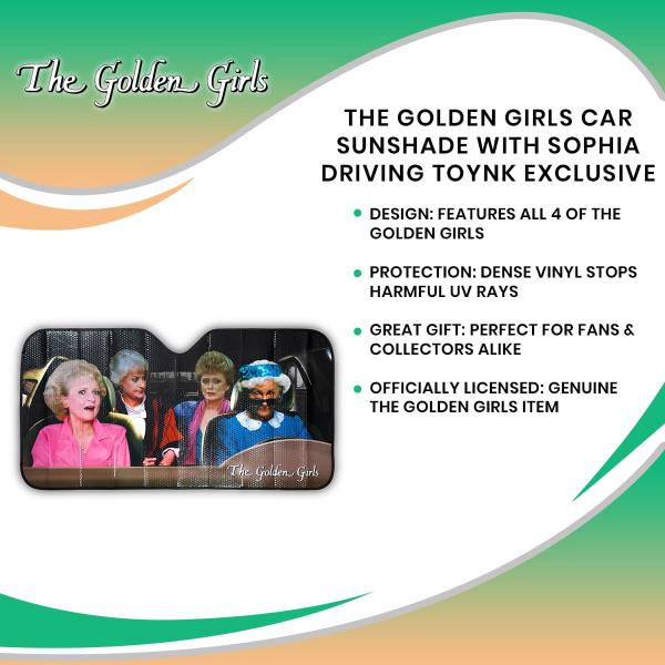 The Golden Girls Car Sunshade with Sophia Driving picture