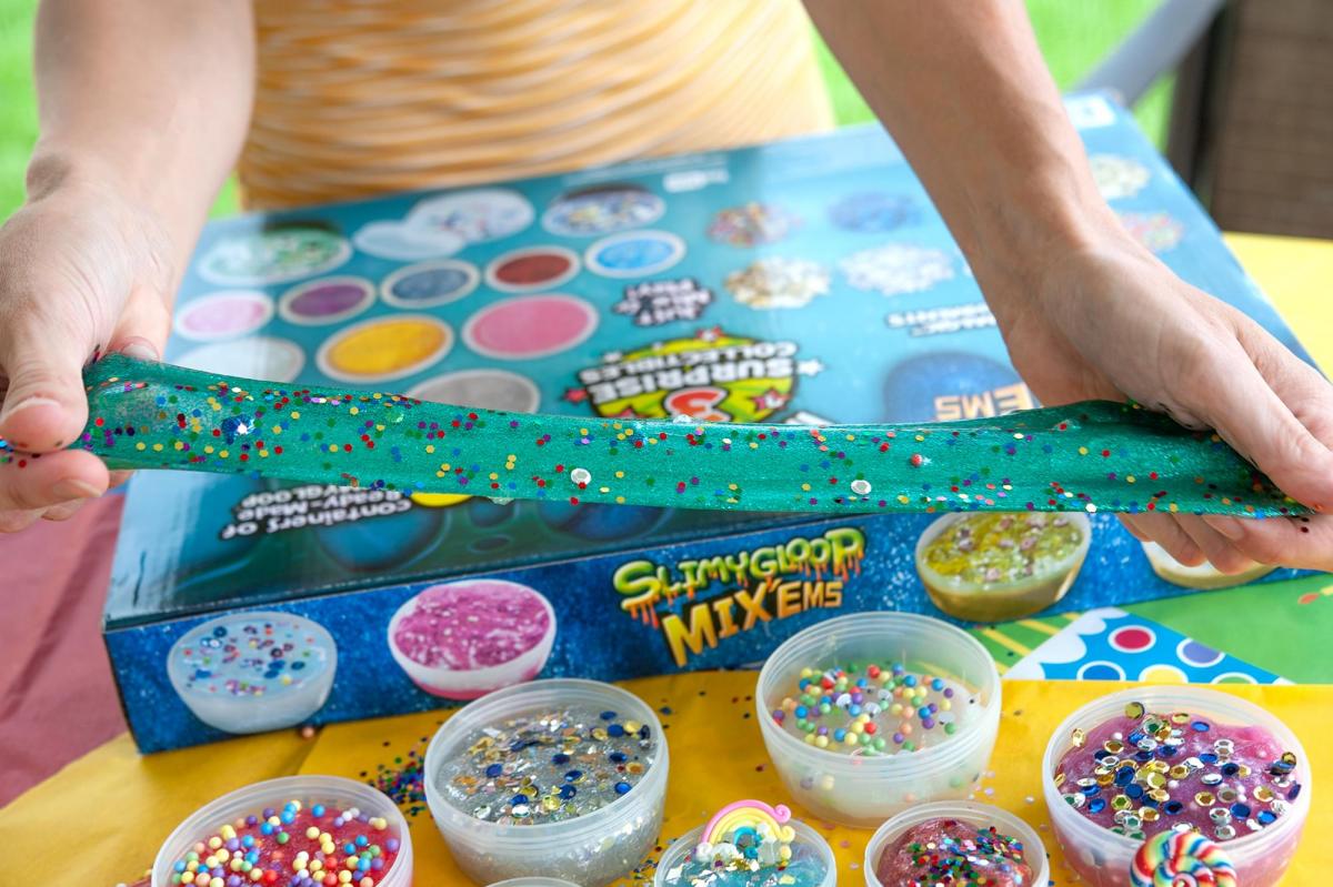 Slimygloop Mix Ems DIY Kit | 10 Slimes | 8 Embellishments picture