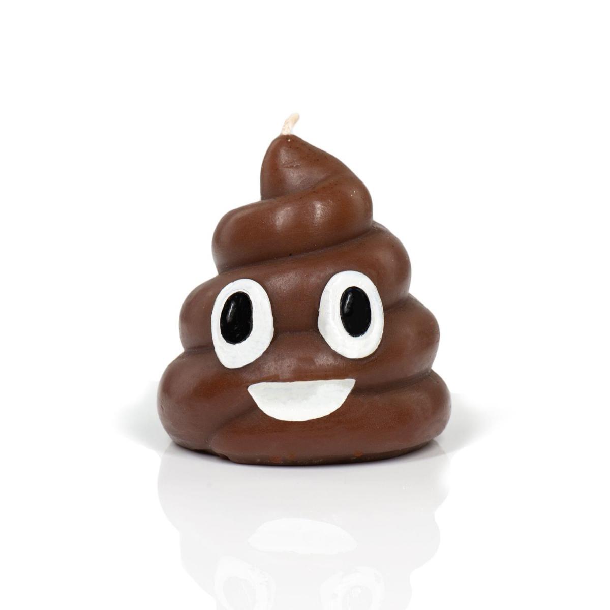 My Sh*T Doesn't Stink Poop Emoji Candle, Rose Scented picture