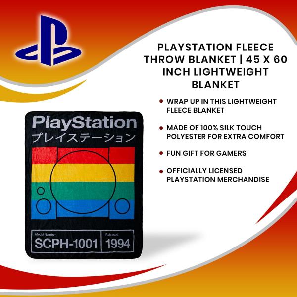 PlayStation 45 x 60 Inch Fleece Throw Blanket picture