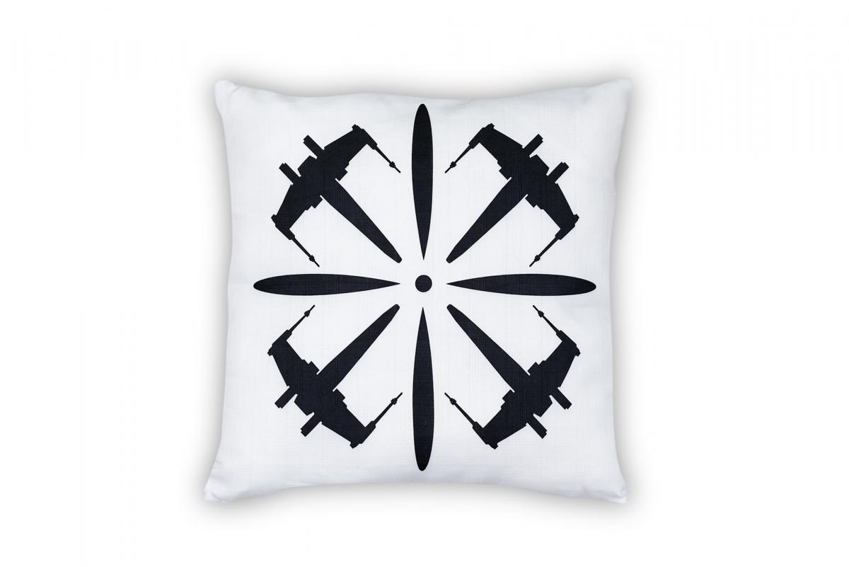 Star Wars X-Wing Fighter 18 x 18 Inch Square Outdoor Pillow picture