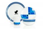 Harry Potter Hogwarts 16 Piece Porcelain Dinnerware Set