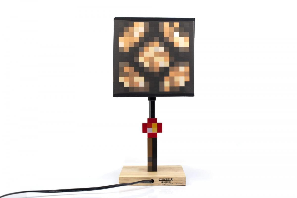 Minecraft Glowstone 14 Inch Corded Desk Lamp picture