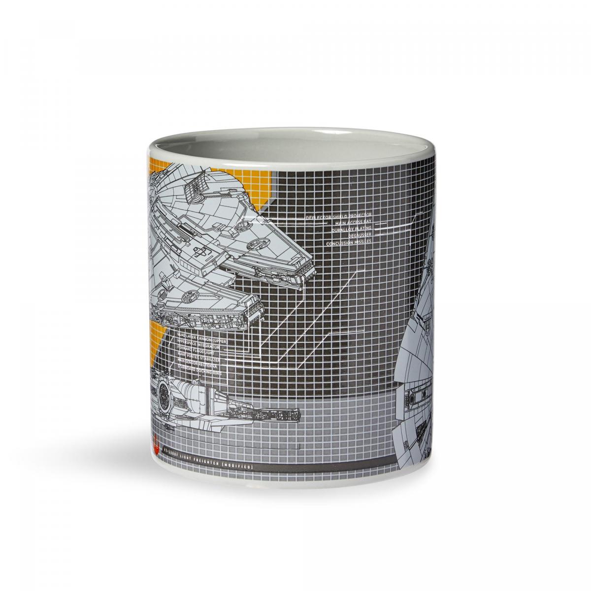 Star Wars Millennium Falcon Tech 20oz Ceramic Mug picture