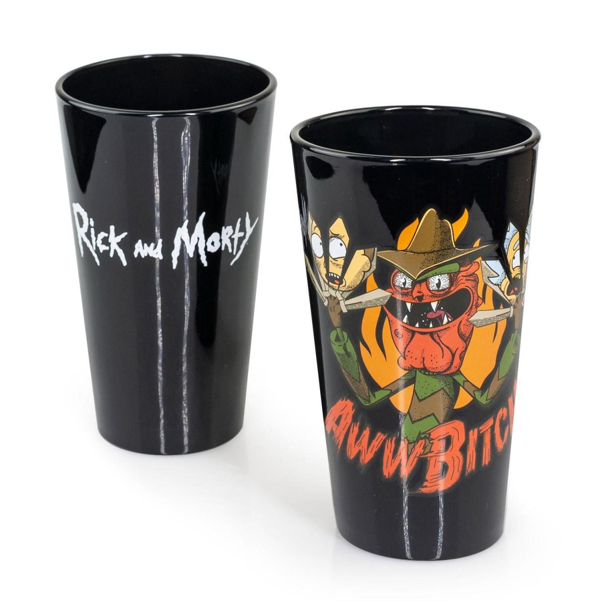 Rick and Morty Scary Terry & Bird Person Pint Glass 2-Pack picture