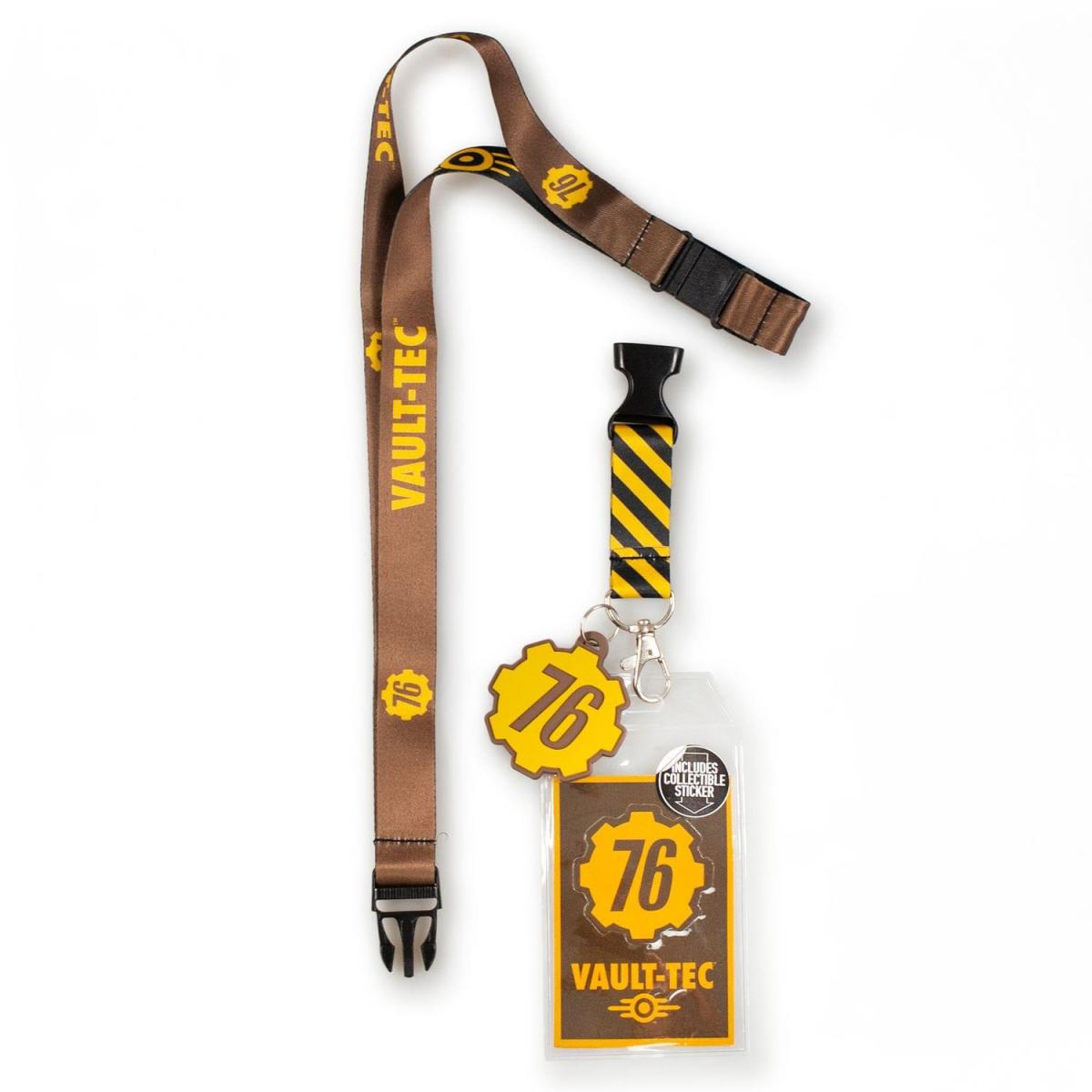 Fallout 76 Vault-Tec Lanyard w/ Charm picture