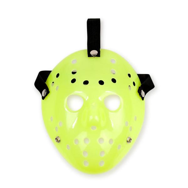 Friday the 13th Jason Adult Costume Mask - GITD Version picture