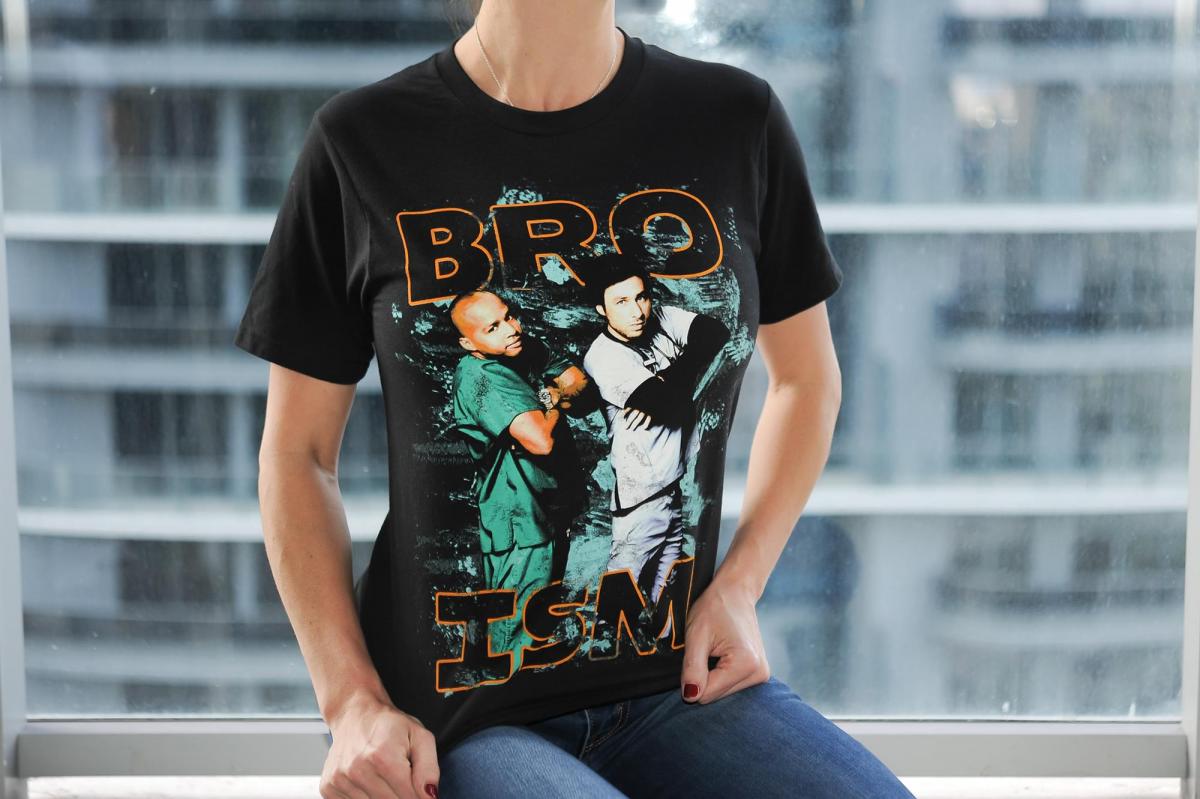 Scrubs Bro-ism Adult Black T-Shirt | X-Large picture