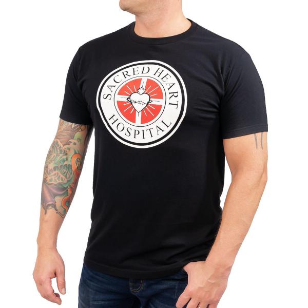 Scrubs "Sacred Heart Hospital" Men's Black T-Shirt - Large picture