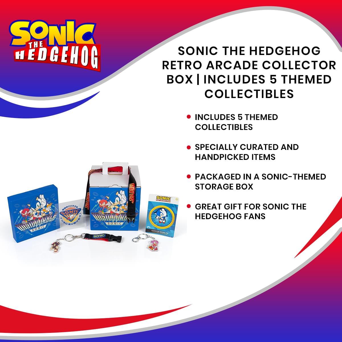 Sonic Retro Arcade Collectors Box | 5 Themed Collectibles picture