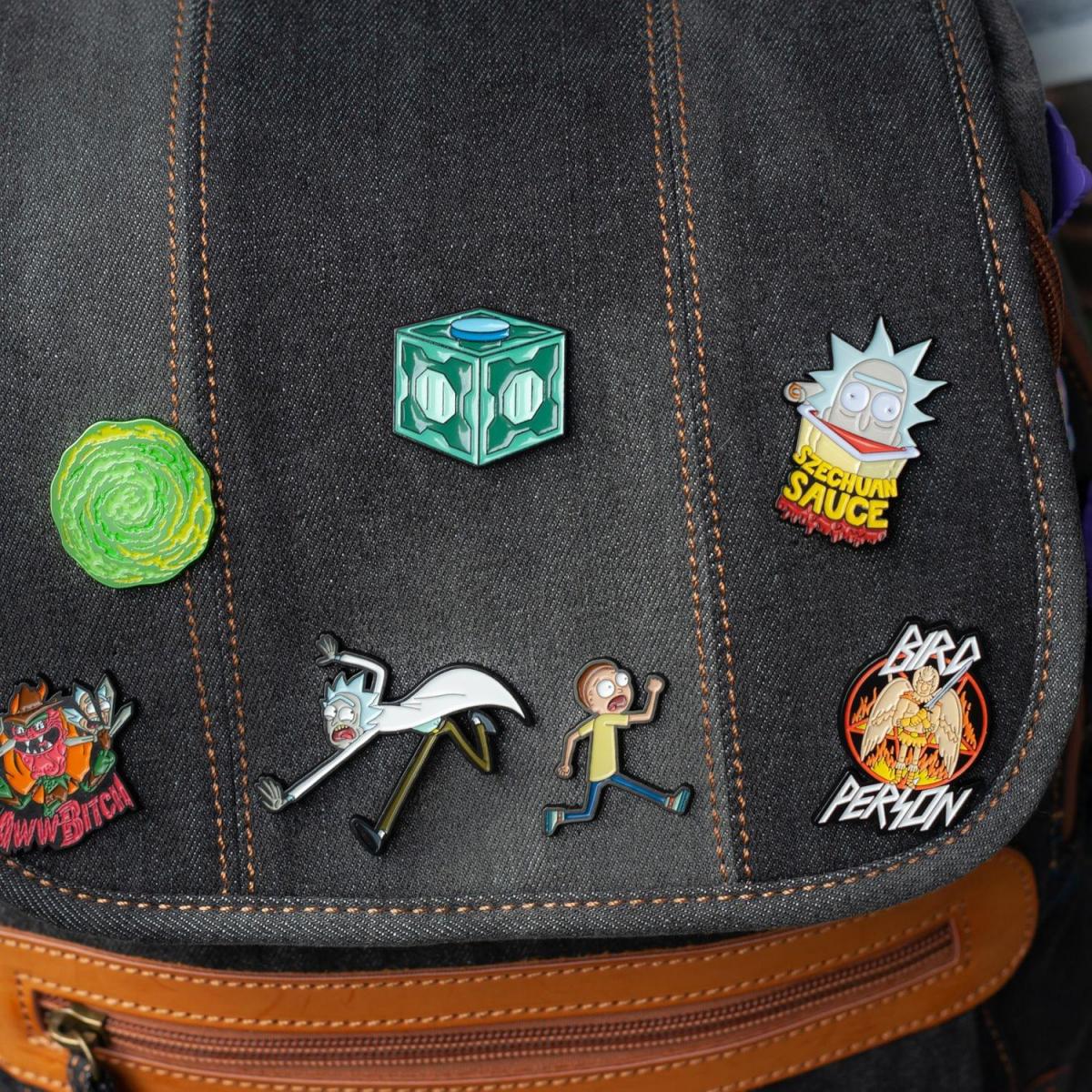 Rick and Morty Mr. Meeseeks Box Enamel Collector Pin picture