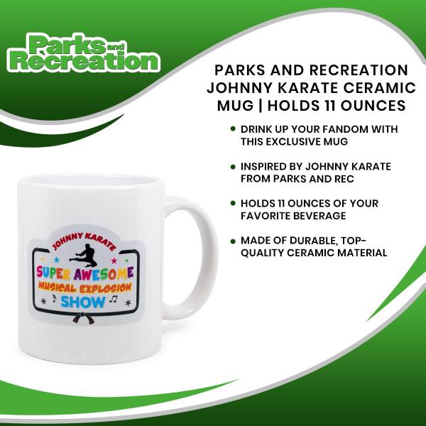 Parks and Rec Johnny Karate 11 Ounce Ceramic Mug picture