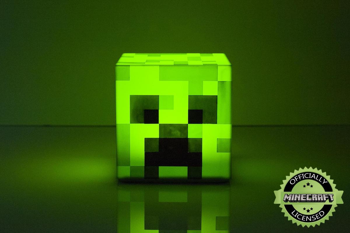 Minecraft Creeper 5 Inch LED Mood Light Cube picture