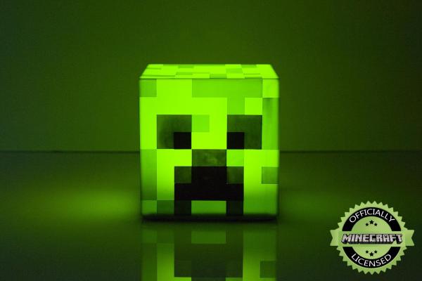Minecraft Creeper 5 Inch LED Mood Light Cube picture