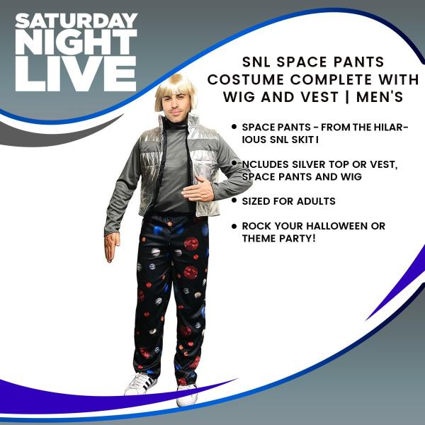 Space Pants Men's Costume - Small picture