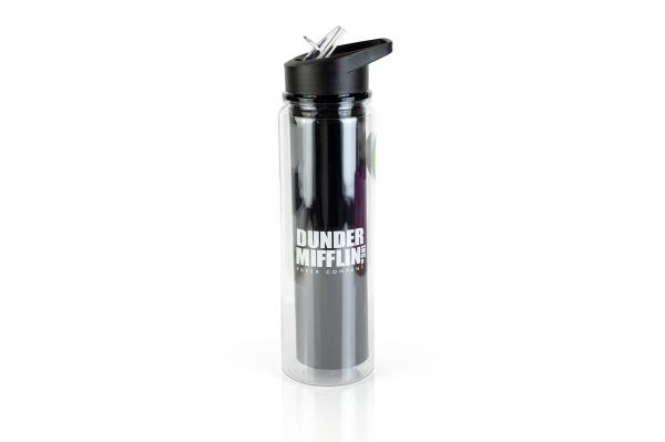 The Office Dunder Mifflin 20oz Plastic Water Bottle w/ Lid picture