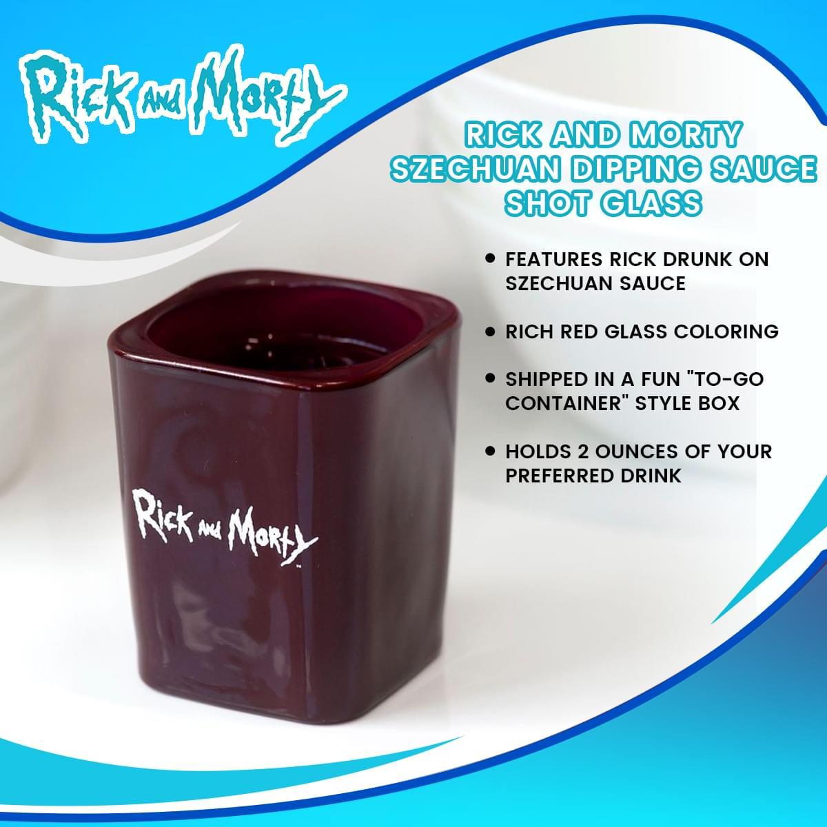 Rick and Morty Szechuan Dipping Sauce Shot Glass picture