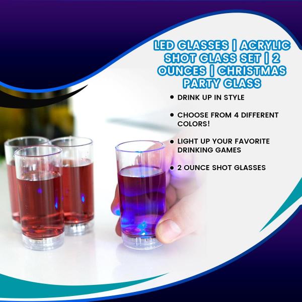 LED Shot Glass 4-Pack picture