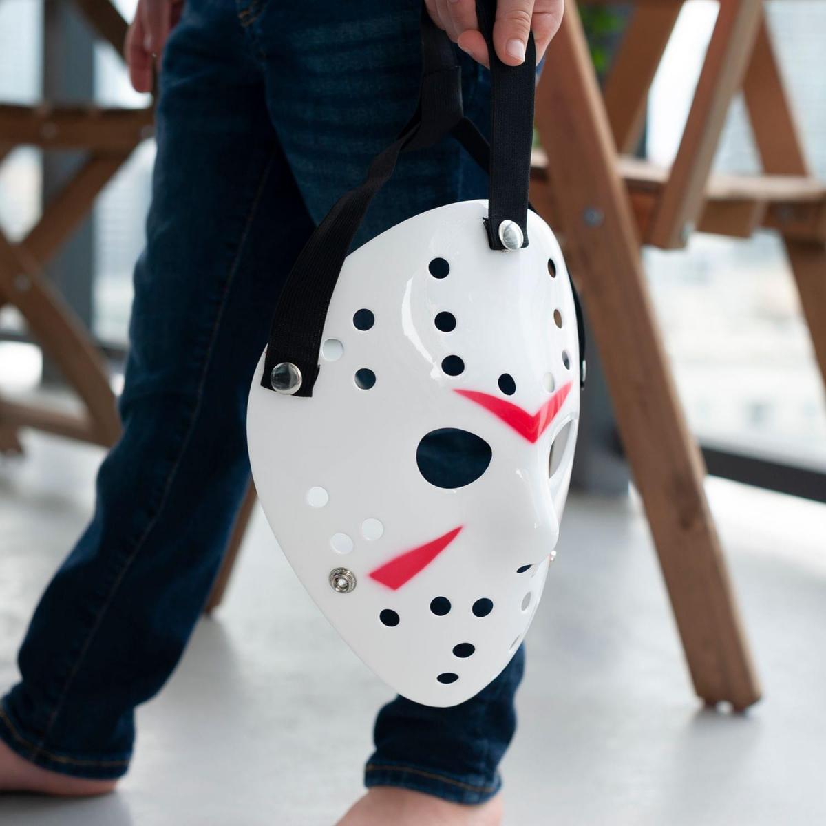 Friday the 13th Jason Adult Costume Mask - White Version picture