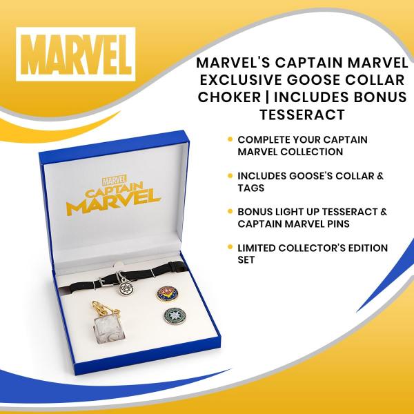 Captain Marvel Goose Collar | Tesseract Keychain | Pins picture