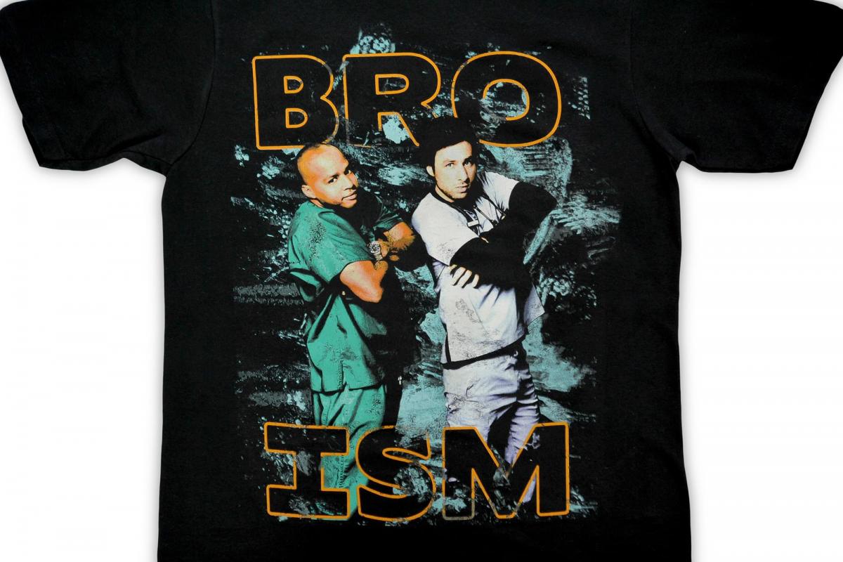 Scrubs Bro-ism Adult Black T-Shirt | X-Large picture