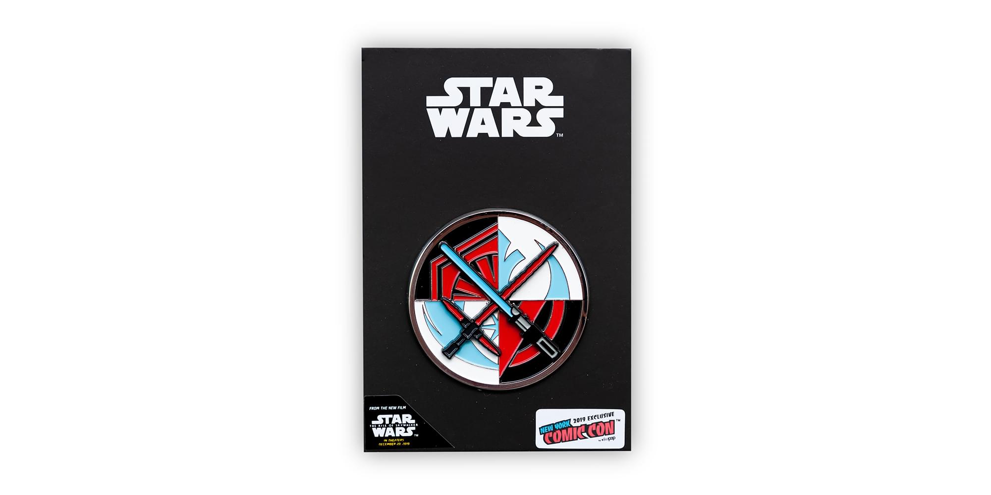 Star Wars Spinning Lightsabers Exclusive Enamel Pin picture