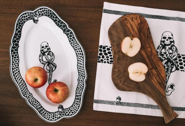 Harry Potter Death Eater 14 Inch Ceramic Serving Platter picture