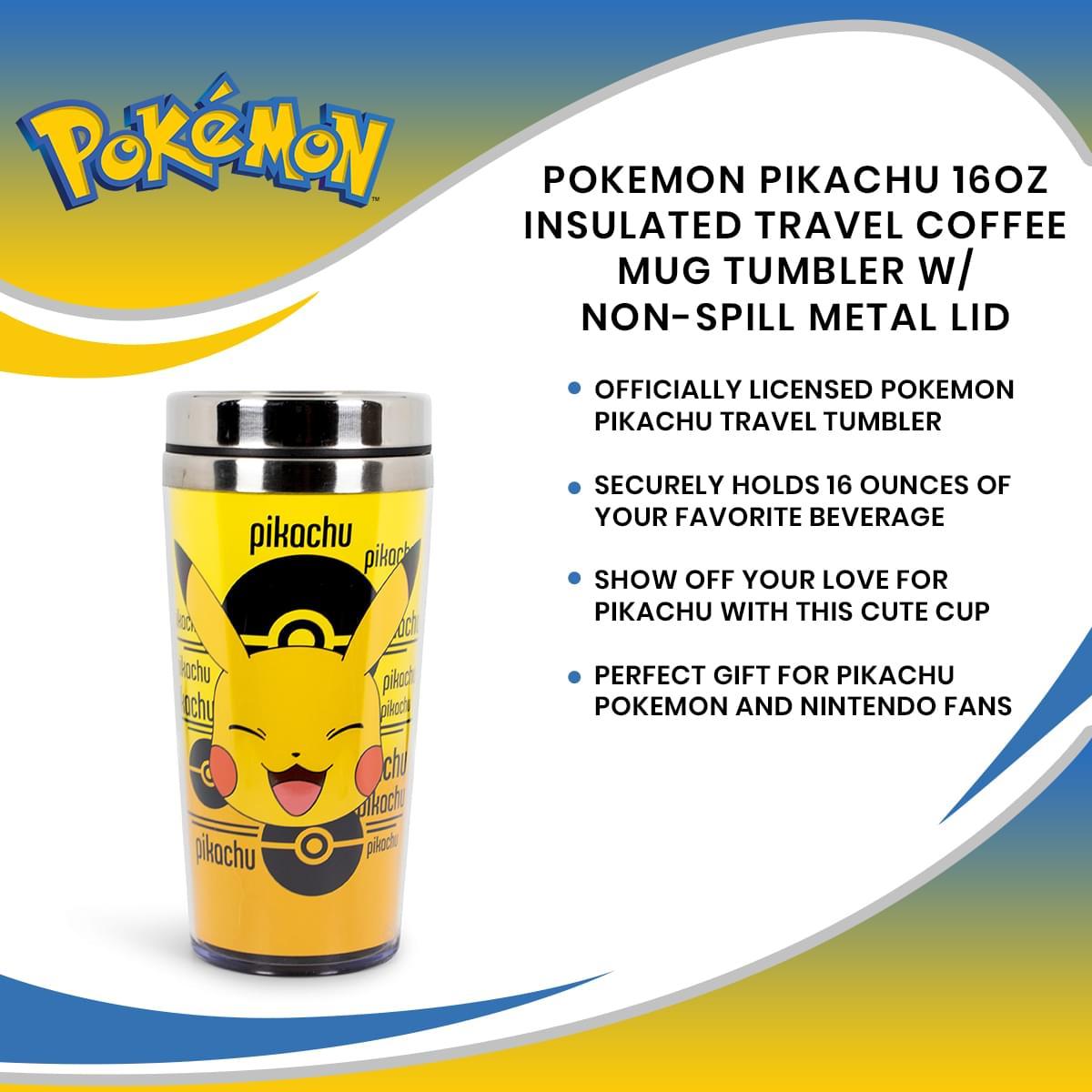 Pokemon Pikachu 16oz Travel Mug picture