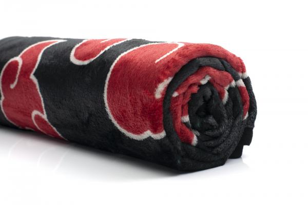 Naruto Akatsuki Red Cloud 45x60 Inch Fleece Throw Blanket picture