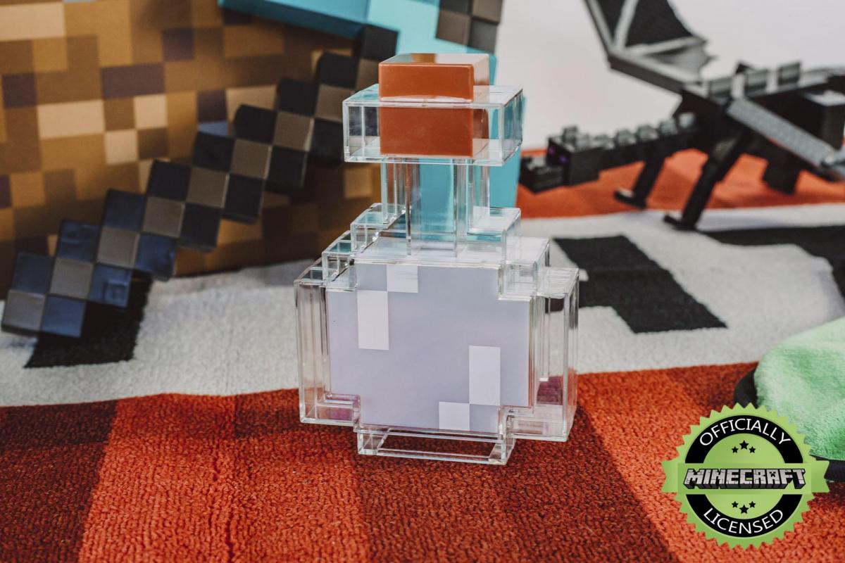 Minecraft Potion Bottle 7.4 Inch Color-Changing LED Lamp picture