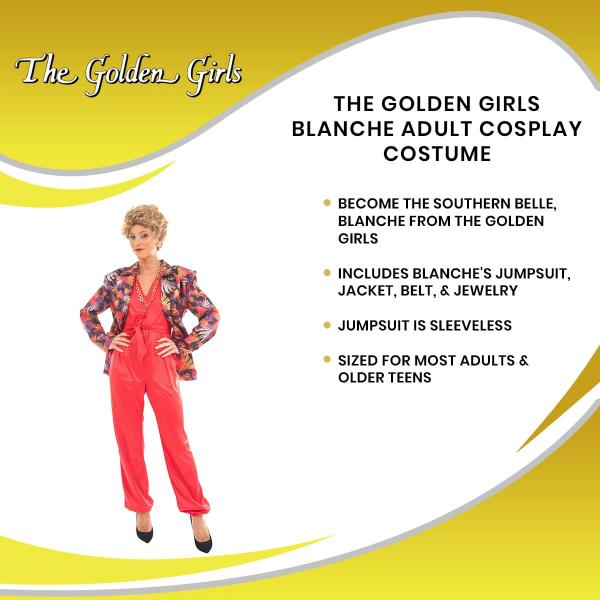 The Golden Girls Blanche Adult Cosplay Costume | XX-Large picture